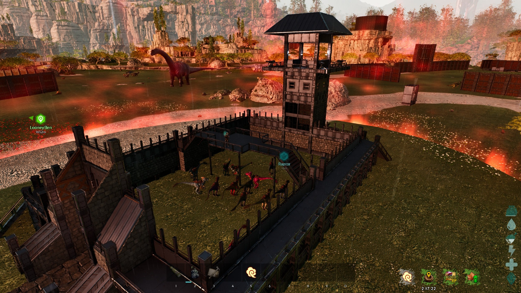 Ark Raptor Enclosure JP-styled Raptor Pen (OG Aaron Longstaff design) - ARK Building Template