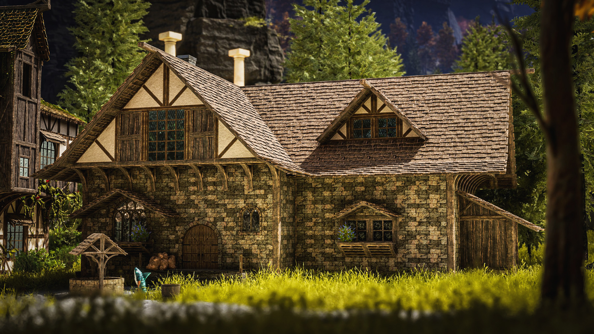 Etholdir CKF Simple Medieval House - ARK Building Template