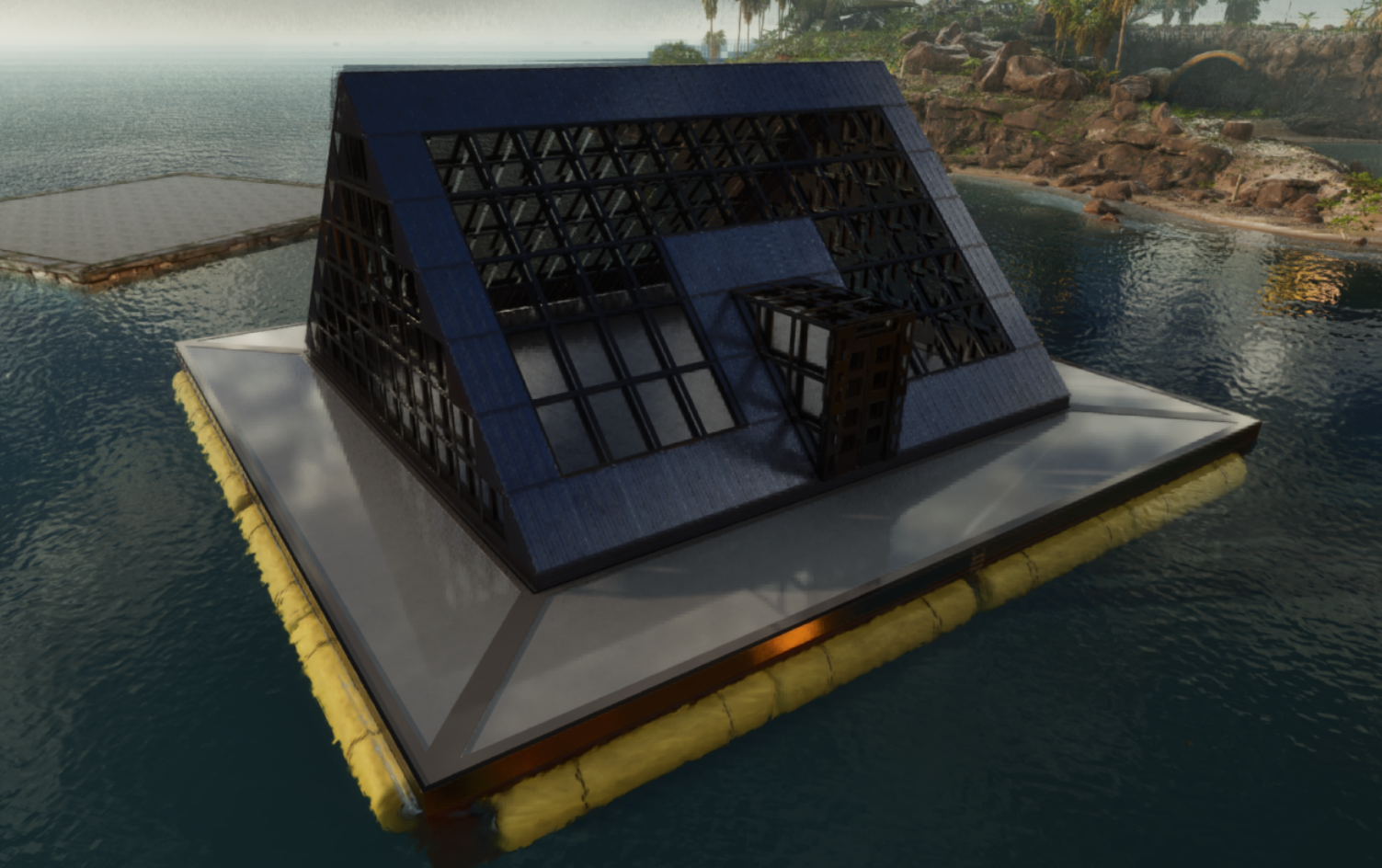 Simple A Frame with Platform - ARK Building Template