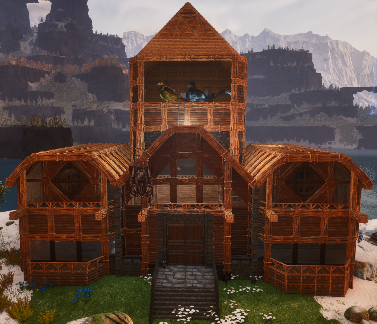 Mid Game base - ARK建造模板