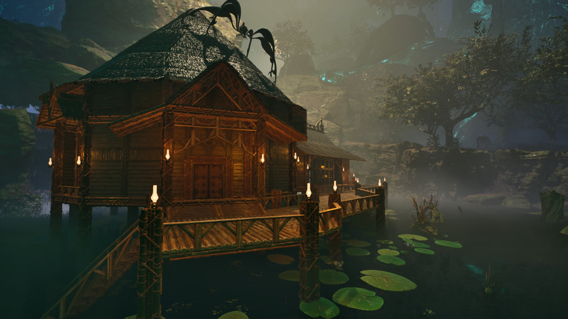 Simple Swamp hut ( empty version ) - Plantilla de construcción de ARK