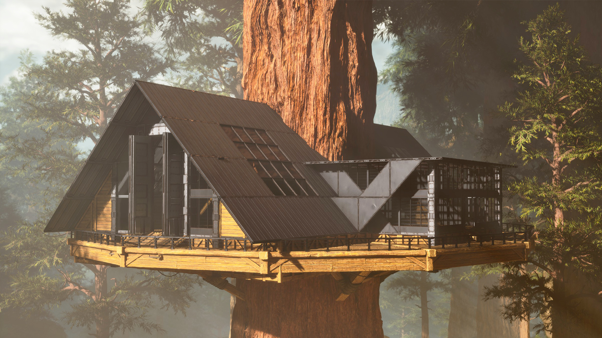 Etholdir A-Frame Treehouse - ARK Building Template
