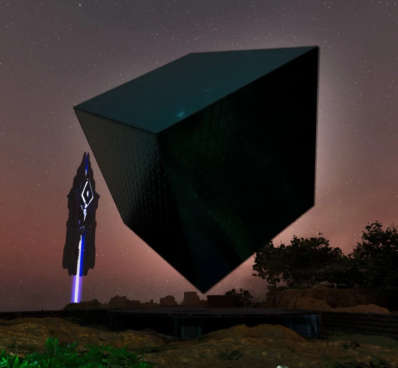 The Tek Cube (5³ Behemoth Cellar Door) - ARK Building Template