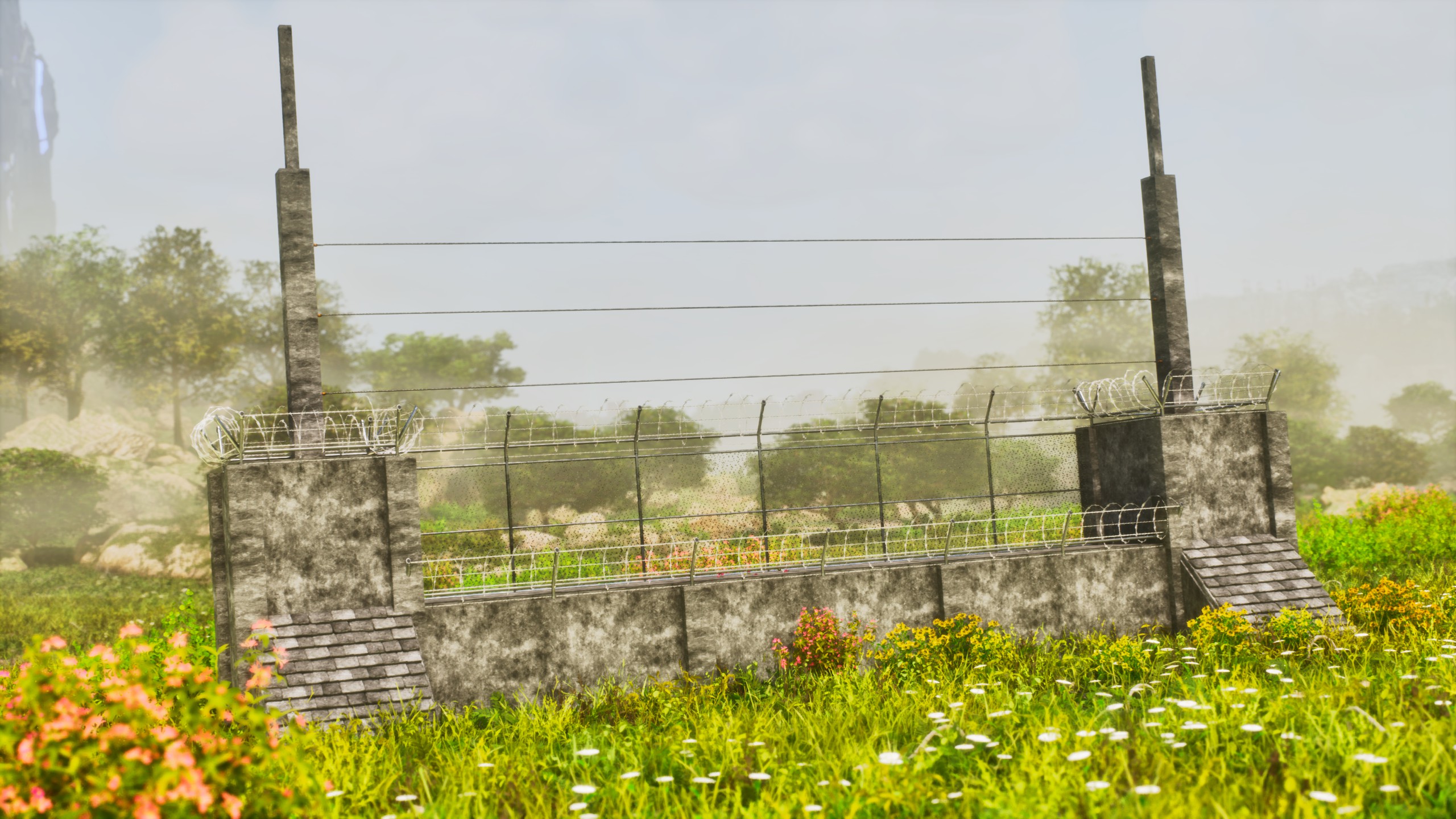 Etholdir Simple Base Wall Design - ARK 건설 템플릿
